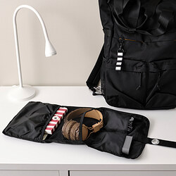 FODERSKOPA - Cable organizer bag, black