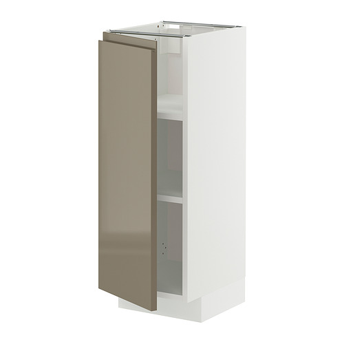 METOD base cabinet with shelves