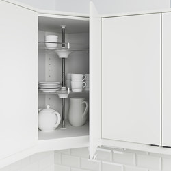 UTRUSTA - Wall corner cabinet carousel