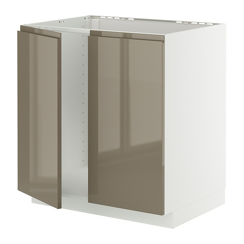 METOD kabinet dasar u bak cuci + 2 pintu
