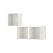 EKET - Wall-mounted cabinet combination, white, 105x35x70 cm