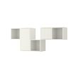 EKET - Wall-mounted cabinet combination, white, 175x35x70 cm
