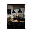 SKURUP - Lampu gantung, hitam, 38 cm