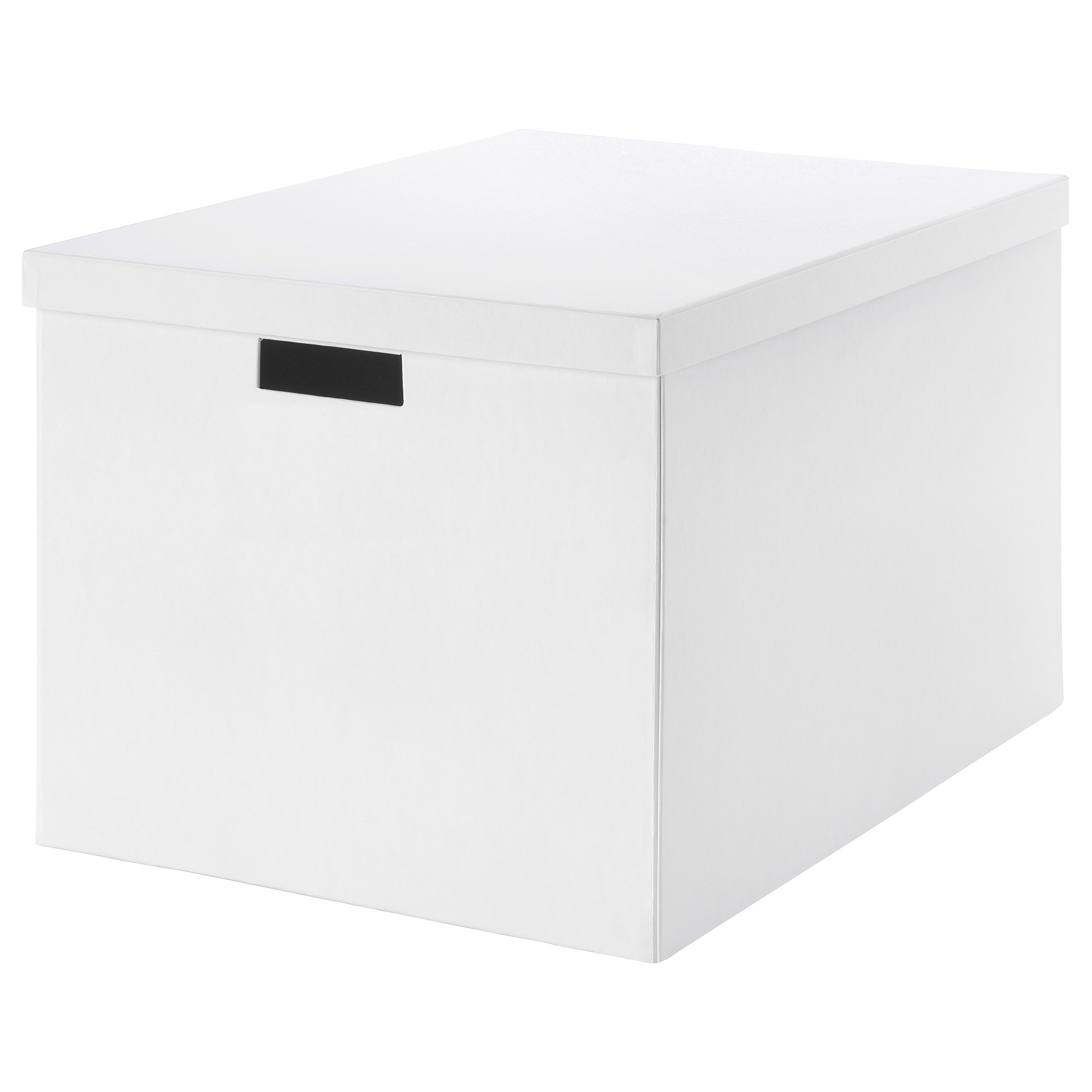 TJENA storage box with lid, white | IKEA Indonesia