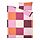 BRUNKRISSLA - sarung duvet dan sarung bantal, merah muda, 150x200/50x80 cm | IKEA Indonesia - PE891631_S1