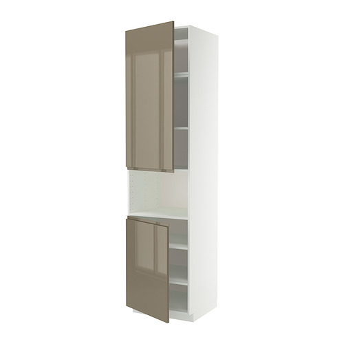 METOD high cab f micro w 2 doors/shelves