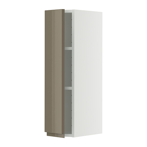 METOD wall cabinet with shelves
