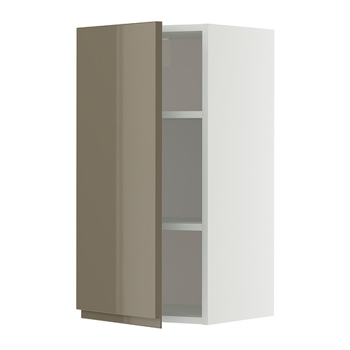 METOD wall cabinet with shelves