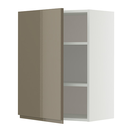 METOD wall cabinet with shelves