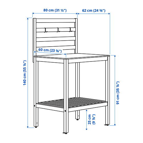 NÄMMARÖ Measurement Illustration