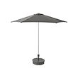 HÖGÖN - Tenda payung dengan dasar, abu-abu muda/Grytö abu-abu tua, 270 cm