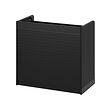 TITTEBO - Tambour storage f small appliances, black, 60 cm