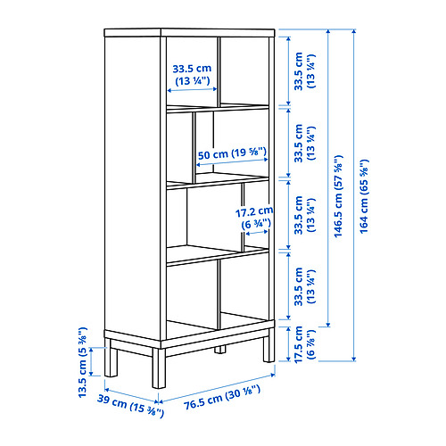 KALLAX Measurement Illustration