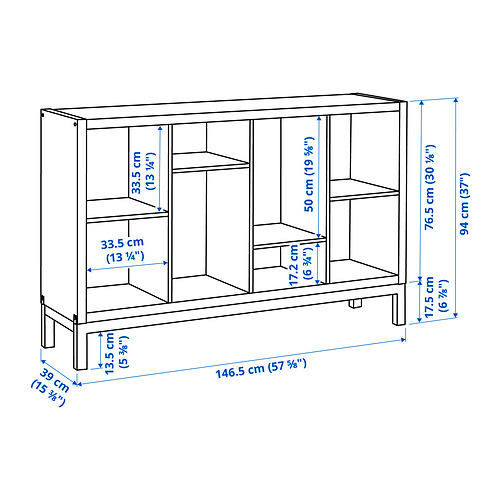 KALLAX Measurement Illustration