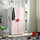 PLATSA/SMÅSTAD - lemari pakaian, putih merah muda pucat/dengan 3 rak, 60x57x123 cm | IKEA Indonesia - PE928270_S1