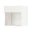 METOD - Wall cabinet for microwave oven, white/Veddinge white, 60x37x60 cm