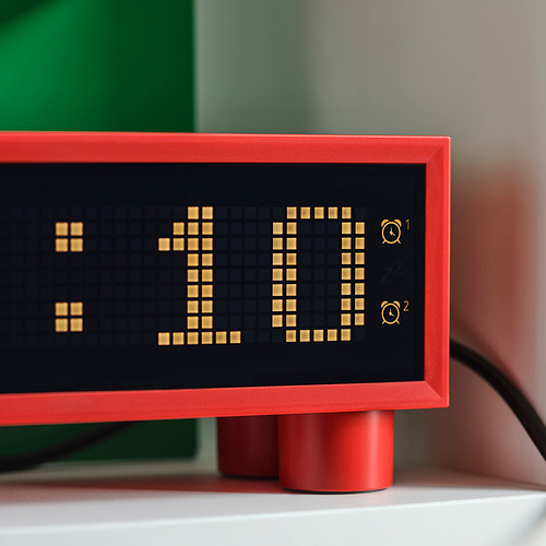 KORTLINJE alarm clock with hygro-/thermometer