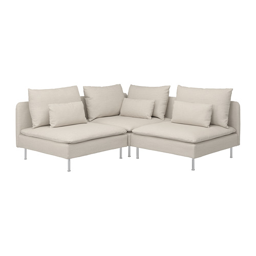 SÖDERHAMN sofa sudut, 3 dudukan