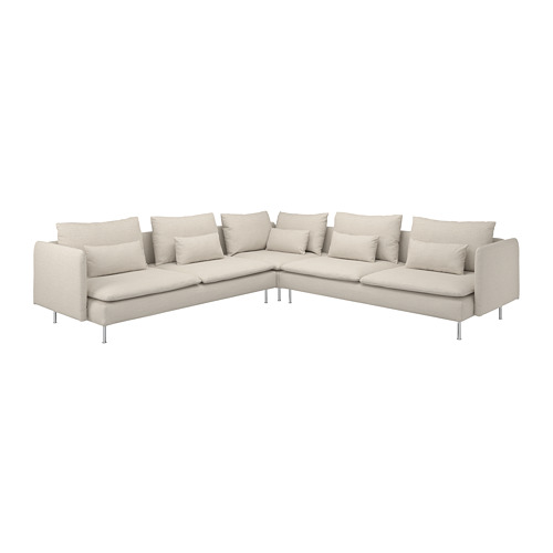 SÖDERHAMN sofa sudut, 6 dudukan