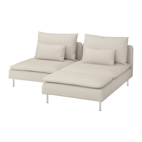 SÖDERHAMN sofa 2 dudukan dg chaise longue