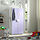 PLATSA/SMÅSTAD - lemari pakaian, putih/ungu, 60x42x123 cm | IKEA Indonesia - PE928293_S1