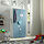 PLATSA/SMÅSTAD - lemari pakaian, putih/biru, 60x42x123 cm | IKEA Indonesia - PE928301_S1