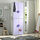 PLATSA/SMÅSTAD - lemari pakaian, putih ungu/dengan 2 rel pakaian, 60x42x181 cm | IKEA Indonesia - PE928319_S1