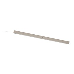 ÖVERSIDAN - Lmpu strp LED lmri pkian dg sensor, dapat diredupkan abu-abu krem, 71 cm