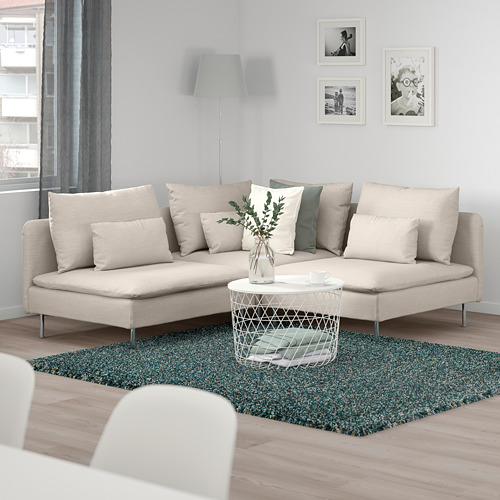 SÖDERHAMN sofa sudut, 3 dudukan