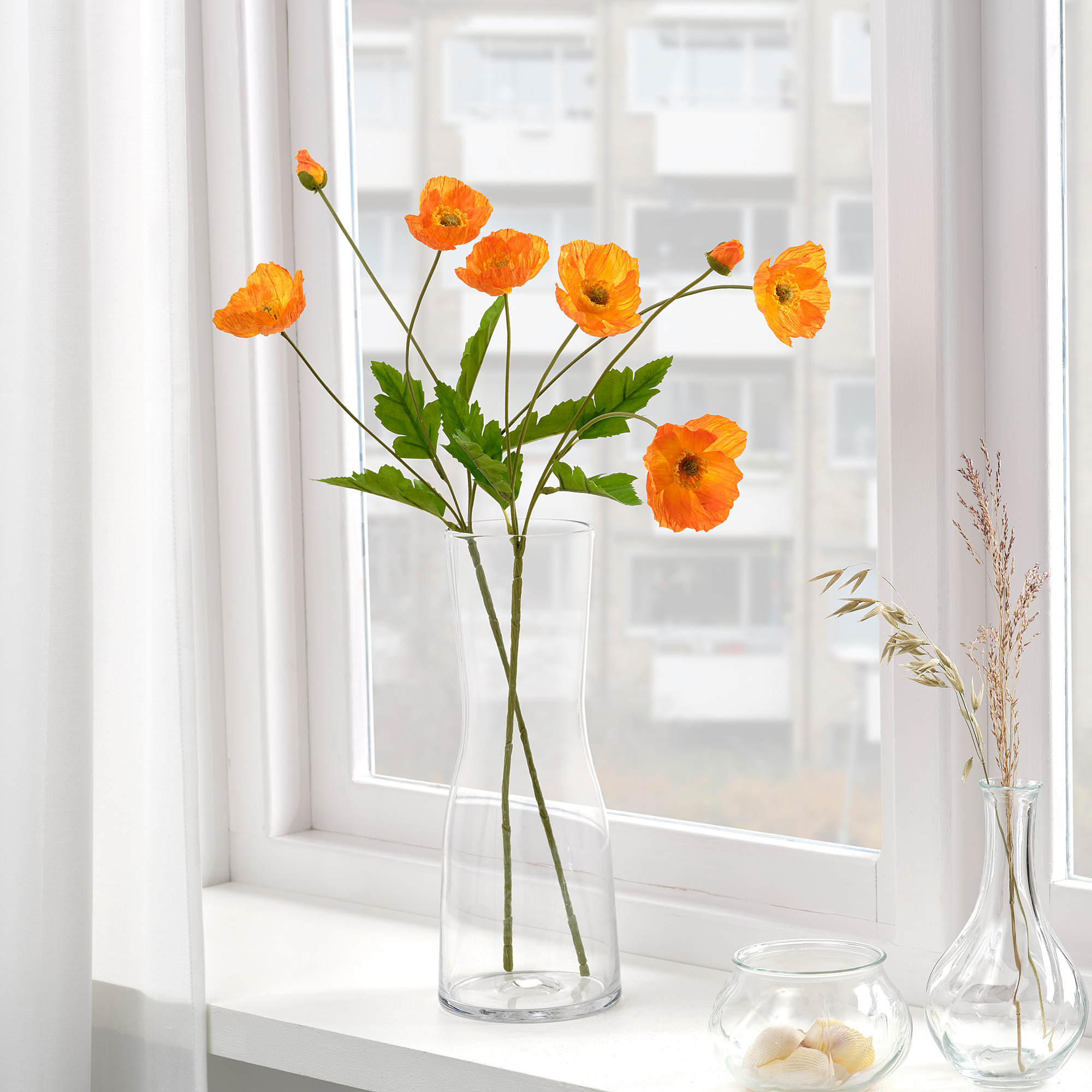 SMYCKA artificial flower, in/outdoor/Poppy orange, 60 cm | IKEA Indonesia