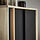 GLAMBERGET - kayu pinus/hitam, 117x63x150 cm | IKEA Indonesia - PE957259_S1