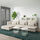 SÖDERHAMN sofa 4 dudukan dengan chaise longue