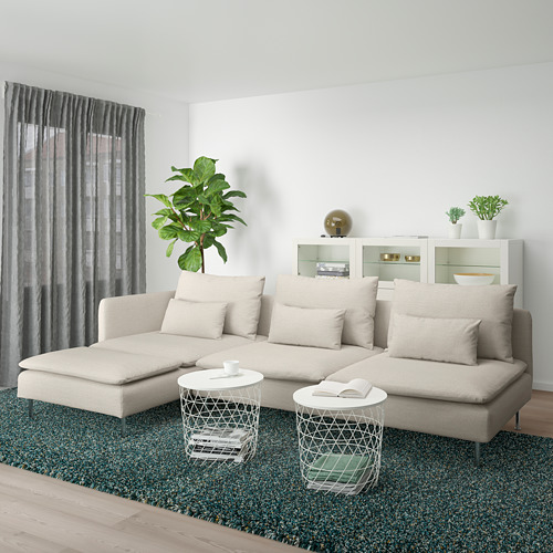 SÖDERHAMN sofa 4 dudukan dengan chaise longue