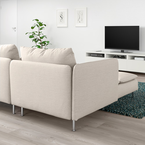 SÖDERHAMN sofa 4 dudukan dengan chaise longue