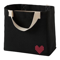 TOSSDAN - Tas, merah/hitam, 12 l