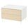 PLATSA - chest of 2 drawers, white/Kalbåden lively pine effect, 80x57x53 cm | IKEA Indonesia - PE891536_S1