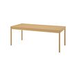 TONSTAD - meja, veneer kayu oak, 200x85 cm | IKEA Indonesia - PE995760_S2