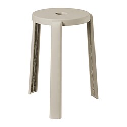 IBBARBO - Stool, beige