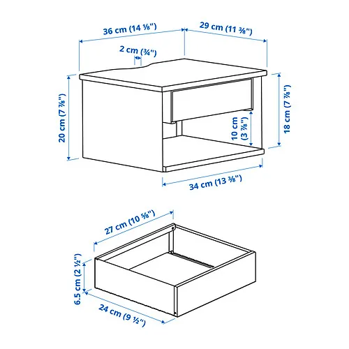 STOMSÖ Measurement Illustration