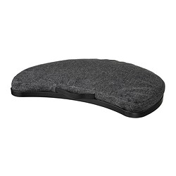ÖJULF - Laptop support, dark grey, 52x38 cm