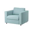 VIMLE - Armchair, Saxemara light blue