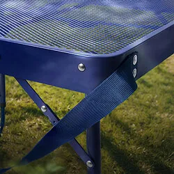 STRANDÖN - Set meja lipat, biru