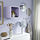 EKET wall cabinet with glass door