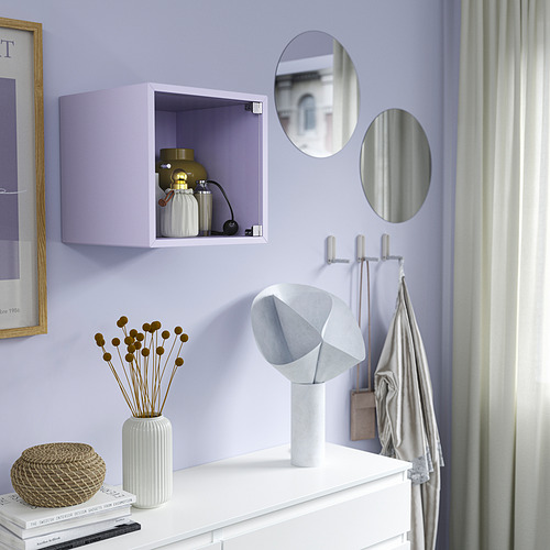 EKET wall cabinet with glass door