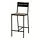 SANDSBERG - bangku bar, hitam/diwarnai cokelat, 63 cm | IKEA Indonesia - PE852972_S1