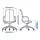 LÅNGFJÄLL conference chair with armrests