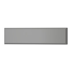 BODBYN - Drawer front, grey, 40x10 cm