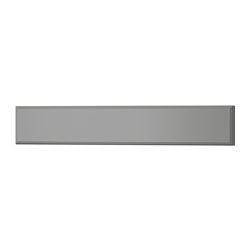 BODBYN - Bagian depan laci, abu-abu, 60x10 cm