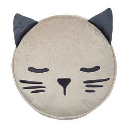 BARNDRÖM - Bantal kursi dengan kantong, krem, 32x8 cm