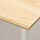 UTVISNING - meja gaming dengan rak, efek kayu ash/putih, 120x60 cm | IKEA Indonesia - PE957848_S1